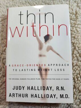 Thin Within Judy Halliday Arthur Halliday Hardcover Jacket Weight Loss Program